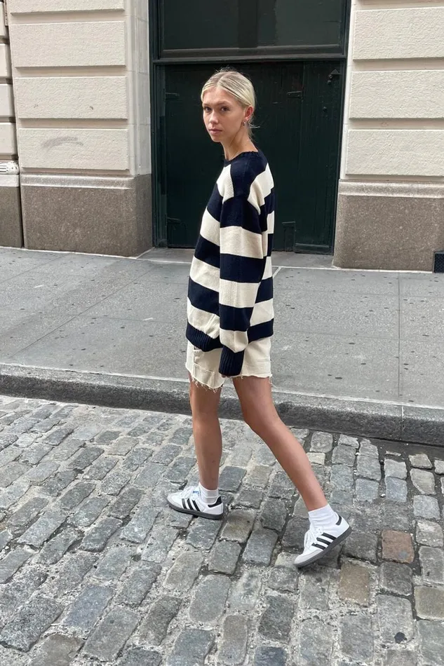 Clothing Brianna Cotton Thick Stripe Sweater Brandy Melville SWEATERS