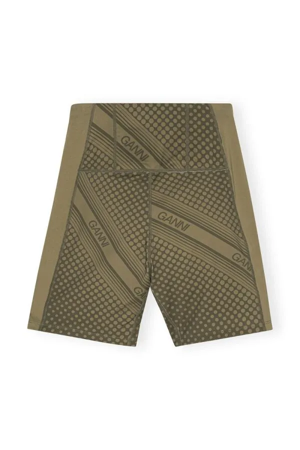Clothing GANNI Extended Sizes Active Ultra High Waist Shorts Kalamata