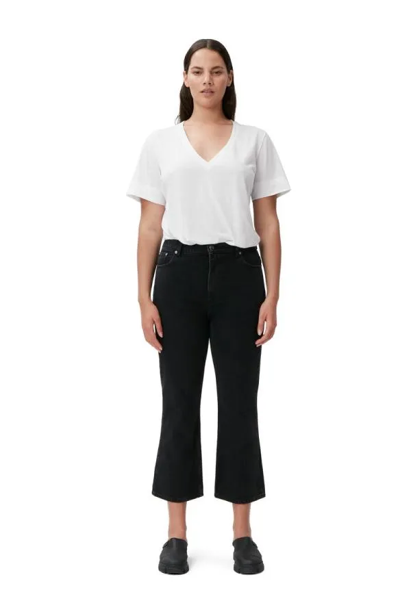 Clothing GANNI Trousers Betzy Jeans Washed Blackblack