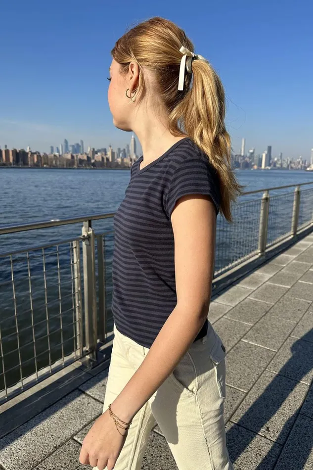 Clothing Hailie Stripe Top Brandy Melville STRIPES