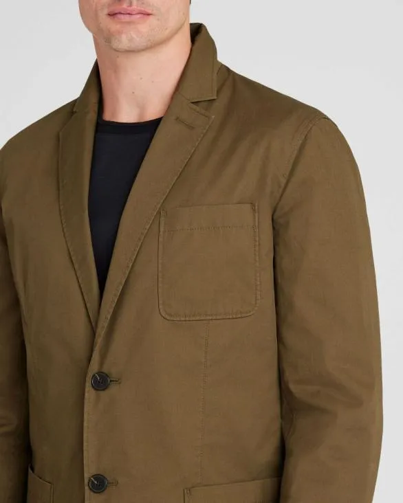 Club Monaco Blazers and Suiting Soft Twill Blazer Olive Drab 8211 Men