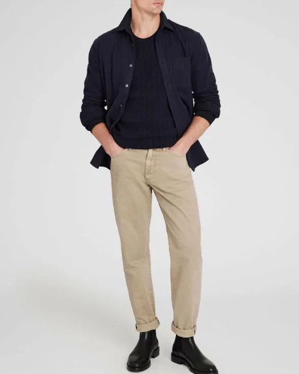 Club Monaco Denim GarmentDyed SlimStraight Jeans Beige 8211 Men