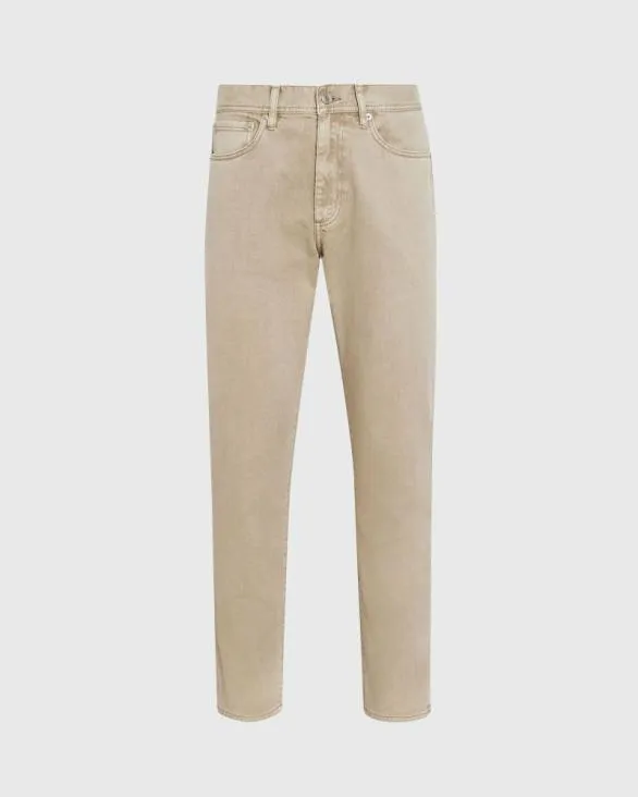 Club Monaco Denim GarmentDyed SlimStraight Jeans Beige 8211 Men