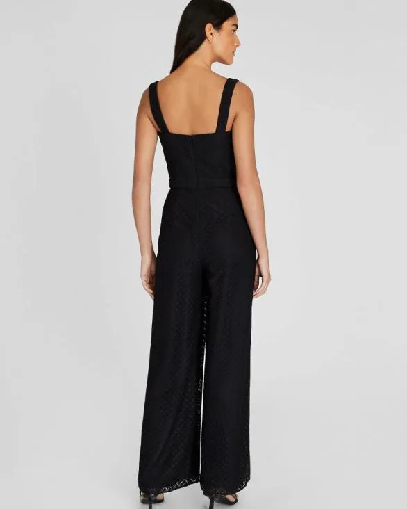 Club Monaco Dresses and Jumpsuits Geo Lace Jumpsuit Black 8211 Women