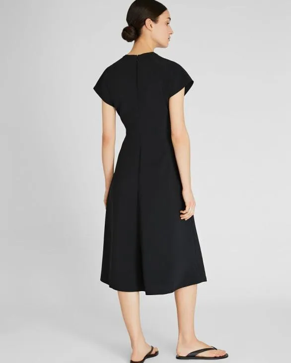 Club Monaco Dresses and Jumpsuits Raglan Sleeve Crepe Dress Black 8211 Women