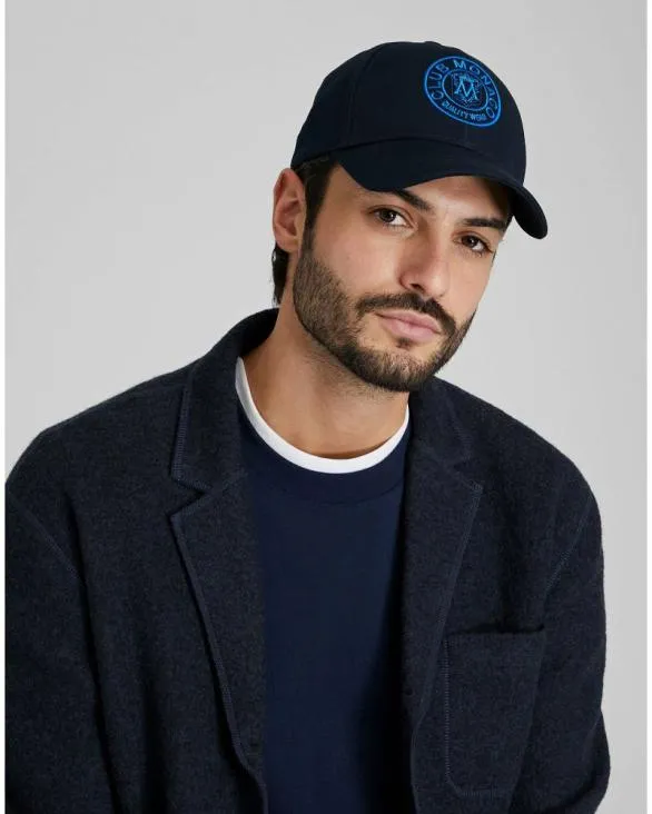 Club Monaco Hats Scarves and Gloves Crest Baseball Cap Navy 8211 Men