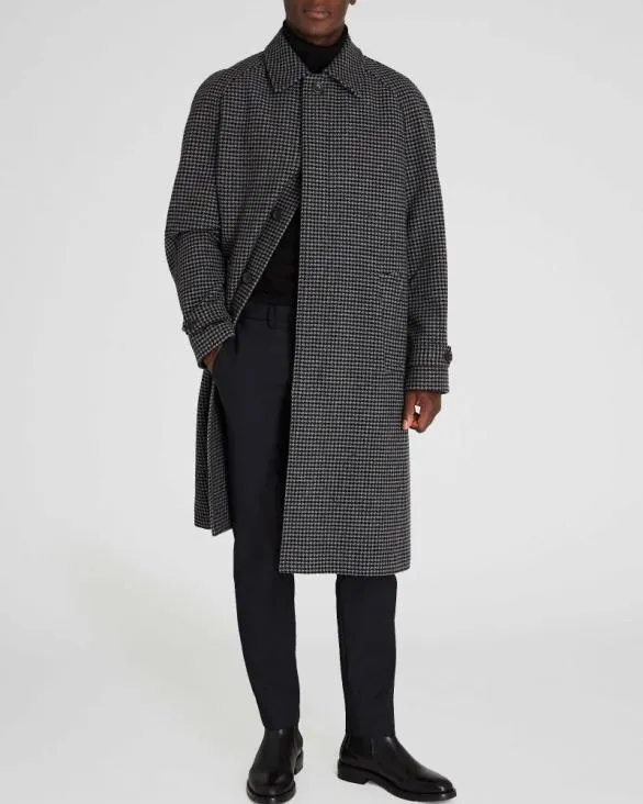 Club Monaco Jackets and Coats Balmacaan Coat Med Grey Mix 8211 Men