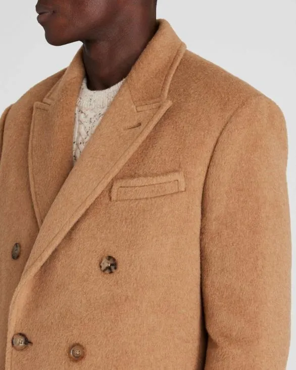 Club Monaco Jackets and Coats Camel Hair DoubleBreasted Topcoat Camel 8211 Men