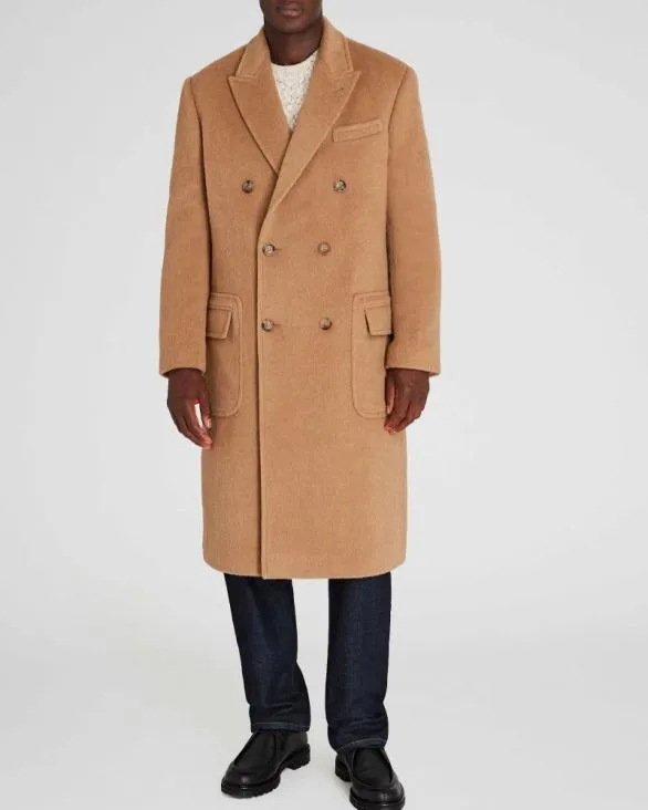 Club Monaco Jackets and Coats Camel Hair DoubleBreasted Topcoat Camel 8211 Men