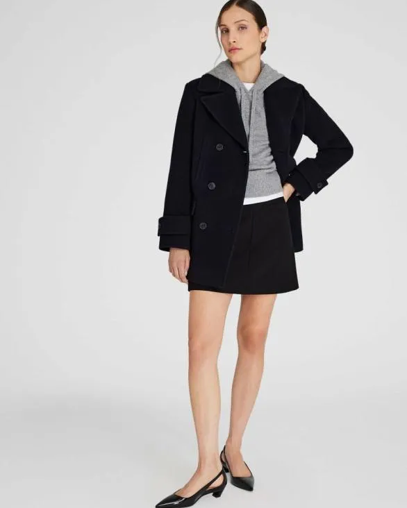 Club Monaco Jackets and Coats Classic Peacoat Dark Navy 8211 Women