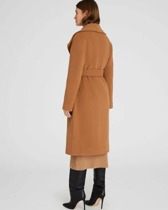 Club Monaco Jackets and Coats Shawl Collar Wrap Coat Camel 8211 Women