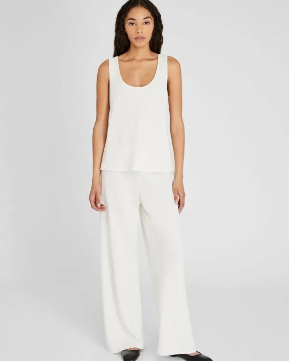 Club Monaco Loungewear Bias Cut Pant Ivory 8211 Women