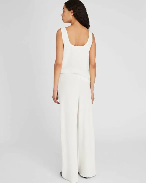 Club Monaco Loungewear Bias Cut Pant Ivory 8211 Women