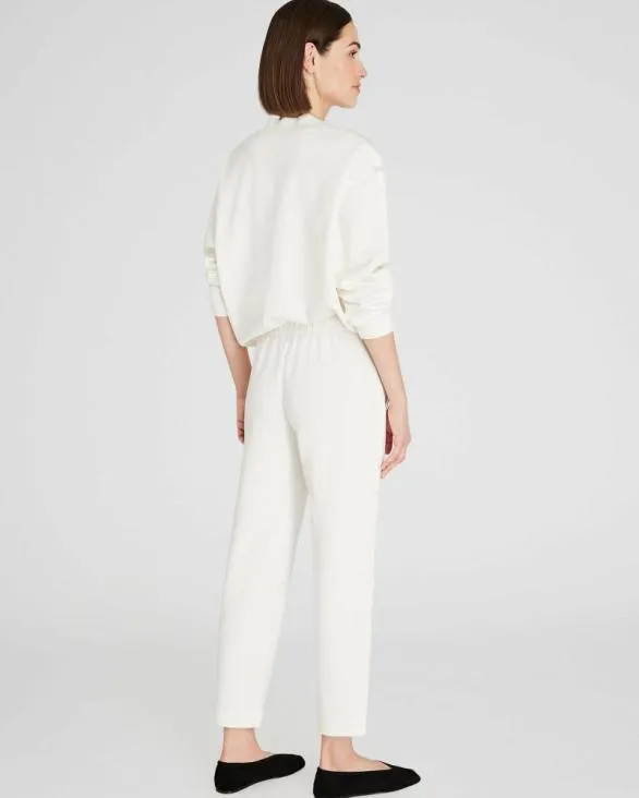 Club Monaco Loungewear Satin Stripe Pant Antique White 8211 Women