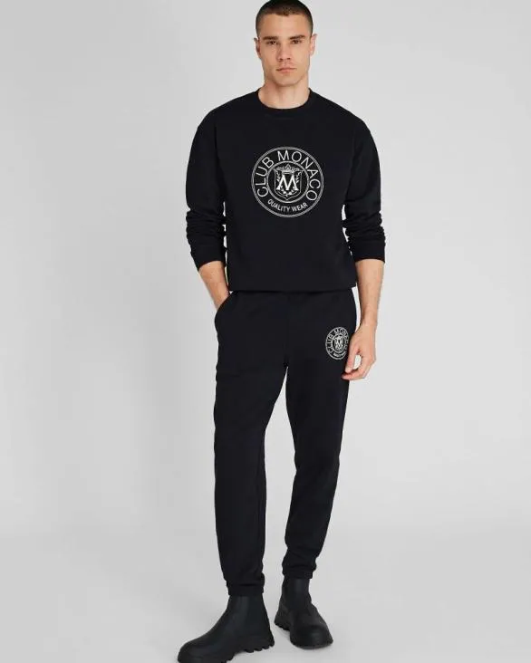Club Monaco Pants Crest Sweatpants Black 8211 Men