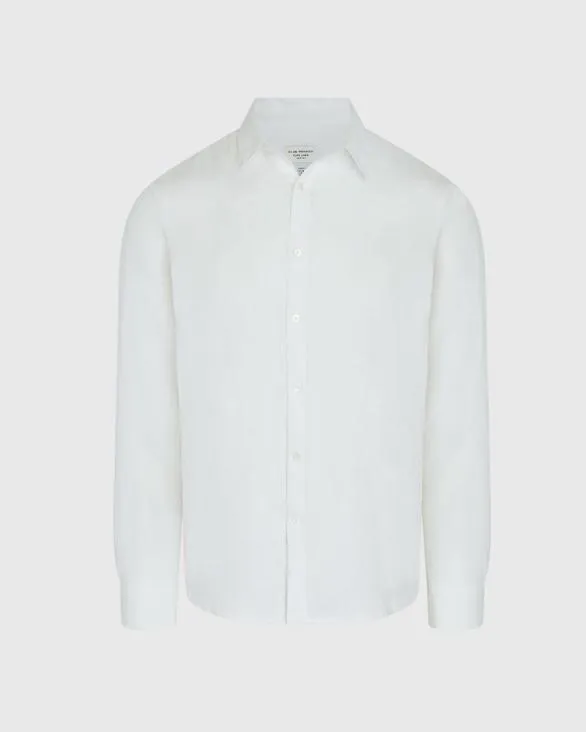 Club Monaco Shirts Carlo Bassetti Italian Linen Shirt White 8211 Men