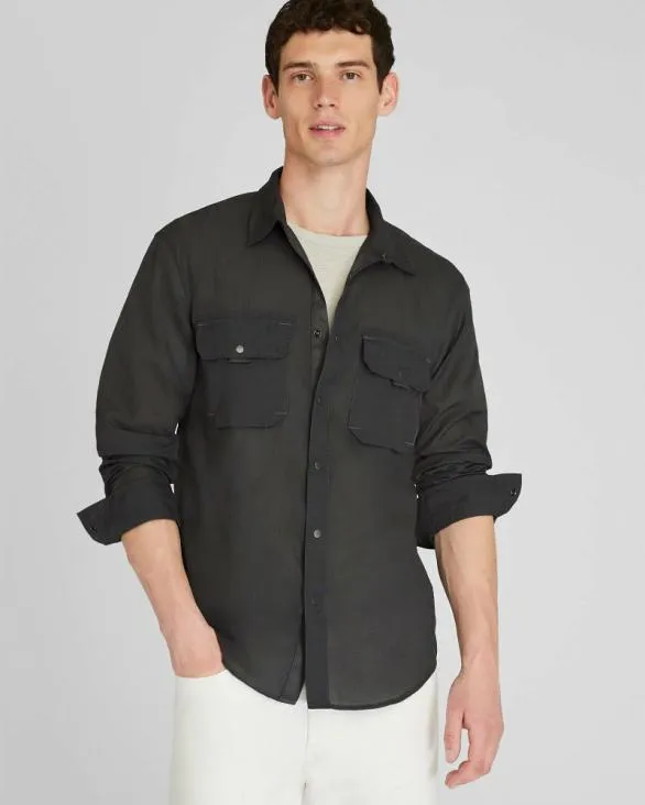 Club Monaco Shirts Long Sleeve Lightweight Tech Shirt Gunmetal Black 8211 Men Club Monaco Shirts Long Sleeve Lightweight Tech Shirt Gunmetal Black 8211 Men