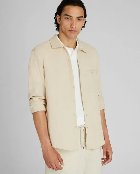 Club Monaco Shirts LongSleeve Summer Doubleface Shirt Stripe 8211 Light Blue 8211 Men Club Monaco Shirts LongSleeve Summer Doubleface Shirt Stripe 8211 Light Blue 8211 Men