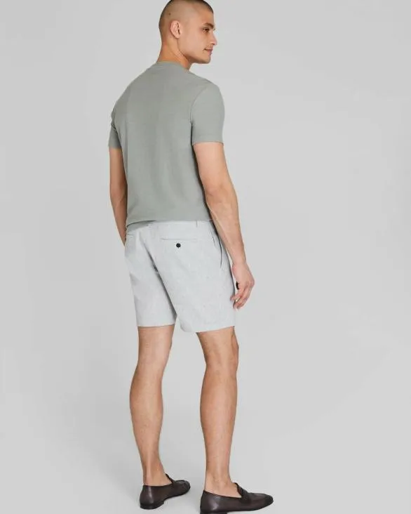 Club Monaco Shorts Baxter Linen Blend 7034 Short Dark Charcoal 8211 Men