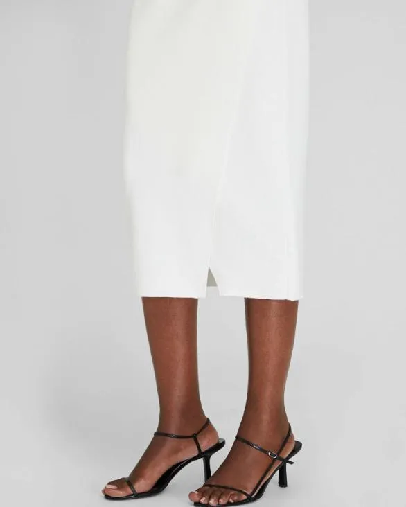 Club Monaco Skirts Ribbed Pencil Skirt White 8211 Women