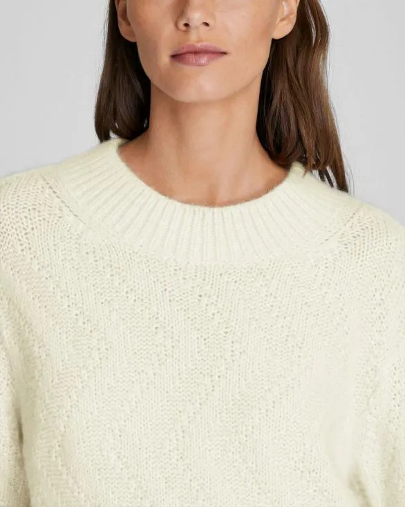 Club Monaco Sweaters Balloon Sleeve Alpaca Sweater Ivory 8211 Women