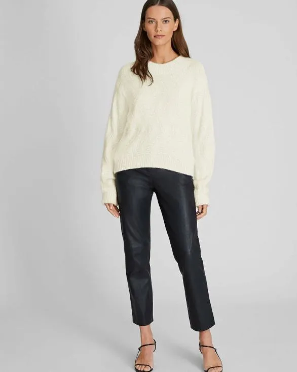 Club Monaco Sweaters Balloon Sleeve Alpaca Sweater Ivory 8211 Women