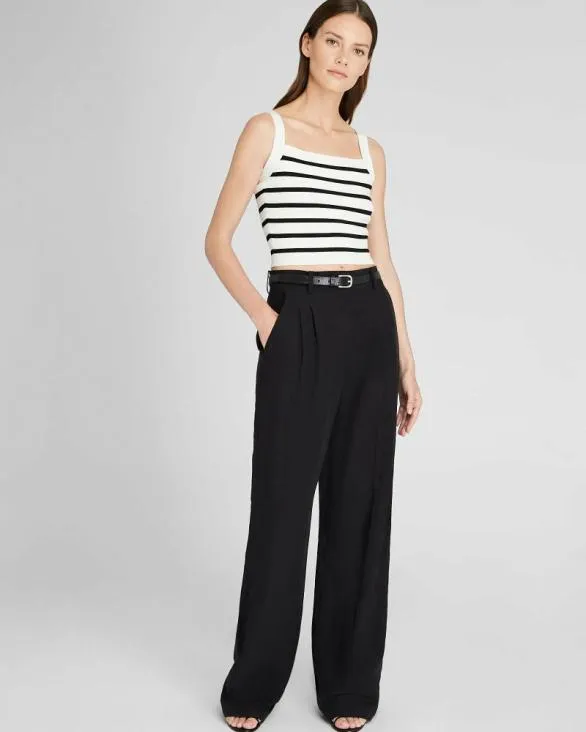 Club Monaco Sweaters Cropped Sweater Tank Whiteblack 8211 Women