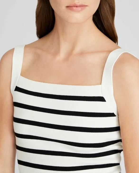 Club Monaco Sweaters Cropped Sweater Tank Whiteblack 8211 Women