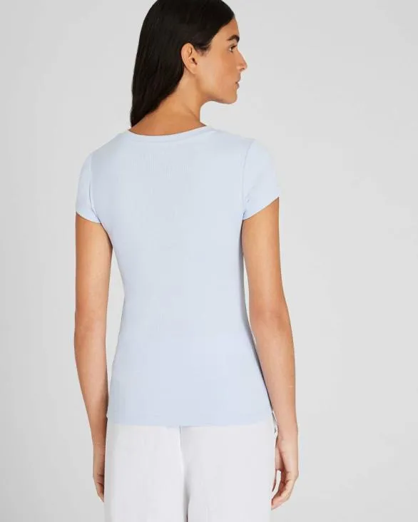 Club Monaco Tees Bowee Tee Shell Blue 8211 Women