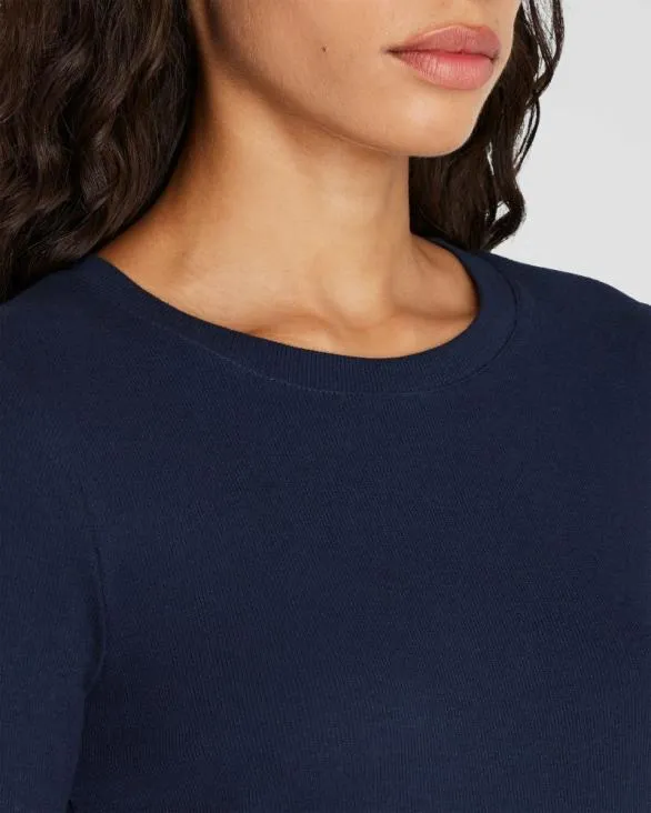 Club Monaco Tees LongSleeve Bowee Tee Navy 8211 Women