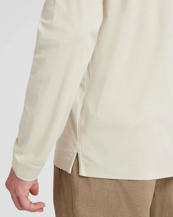 Club Monaco Tees LongSleeve Refined Crew Tee Oatmeal 8211 Men