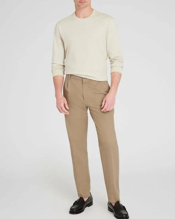 Club Monaco Tees LongSleeve Refined Crew Tee Oatmeal 8211 Men