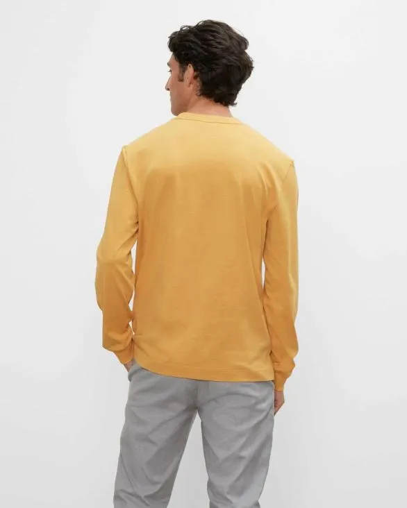 Club Monaco Tees LongSleeve Relaxed Tee White 8211 Men