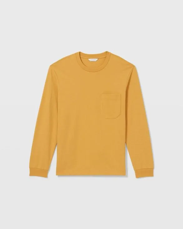 Club Monaco Tees LongSleeve Relaxed Tee White 8211 Men
