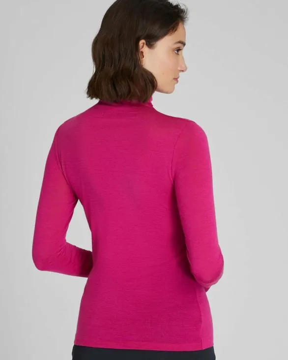 Club Monaco Tops Julianna Wool Blend Turtleneck Hot Pink 8211 Women