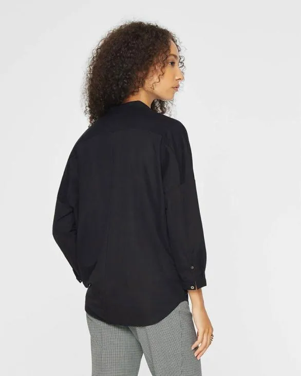 Club Monaco Tops LongSleeve Jandina Knit Top Black 8211 Women