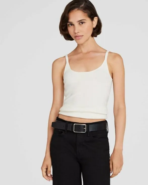 Club Monaco Tops Merino Rib Tank Ivory 8211 Women