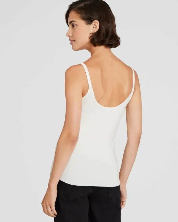Club Monaco Tops Merino Rib Tank Ivory 8211 Women