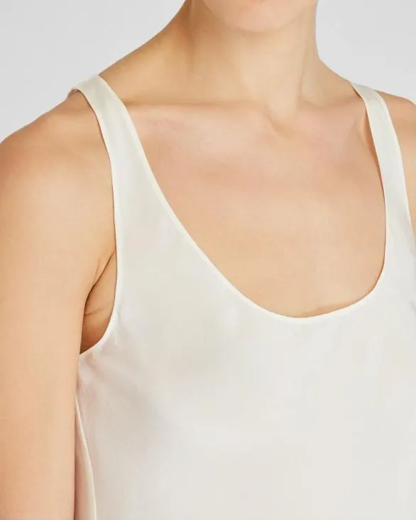 Club Monaco Tops Silk Racerback Cami Ecru 8211 Women