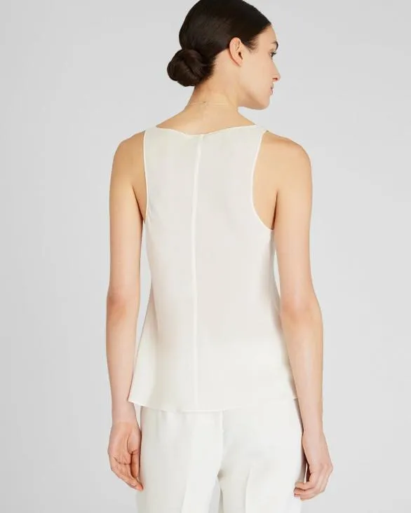 Club Monaco Tops Silk Racerback Cami Ecru 8211 Women