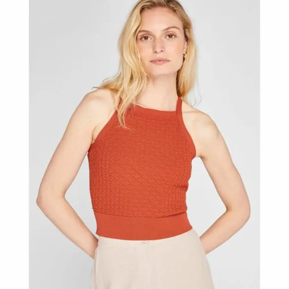 Club Monaco Tops Tie Back Tank Burnt Orange 8211 Women