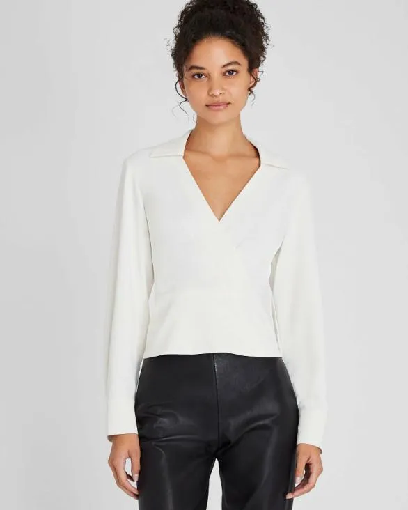 Club Monaco Tops Waisted Collared Shirt White 8211 Women