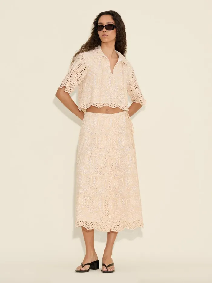 Coords Sets Women Holzweiler Gabriela Lace Top Ecru