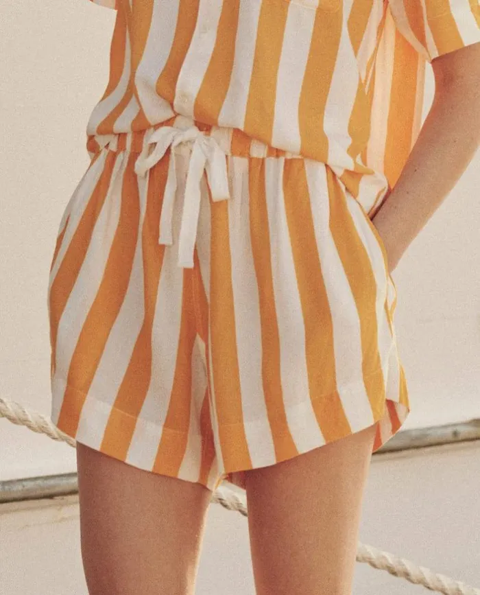 Collection The Great The Bonfire Short Mango Stripe