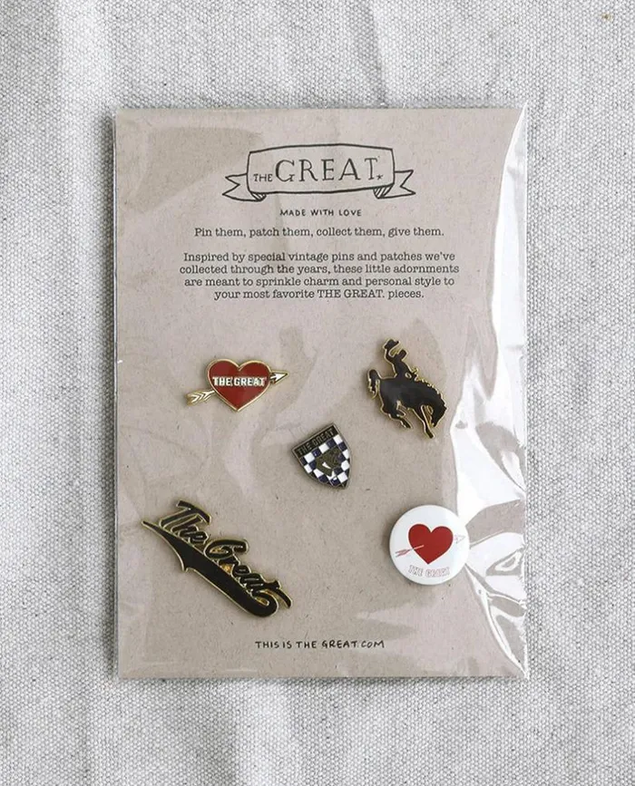 Collection The Great The Great Five Pack Enamel Pins Multi Pack
