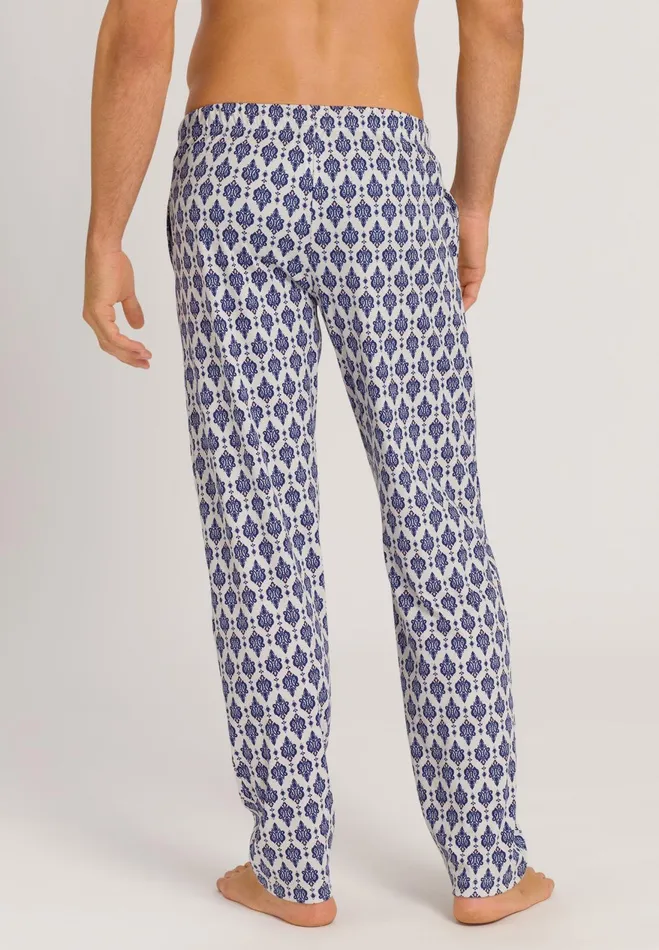 Cotton Drawstring Pajama Pants Modern Ornament Men HANRO Pajama Bottoms