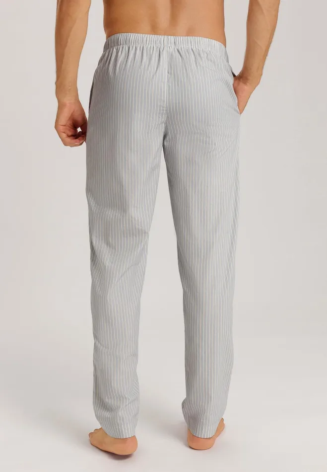 Cotton Woven Pajama Pants Light Stripe Men HANRO Pajama Bottoms