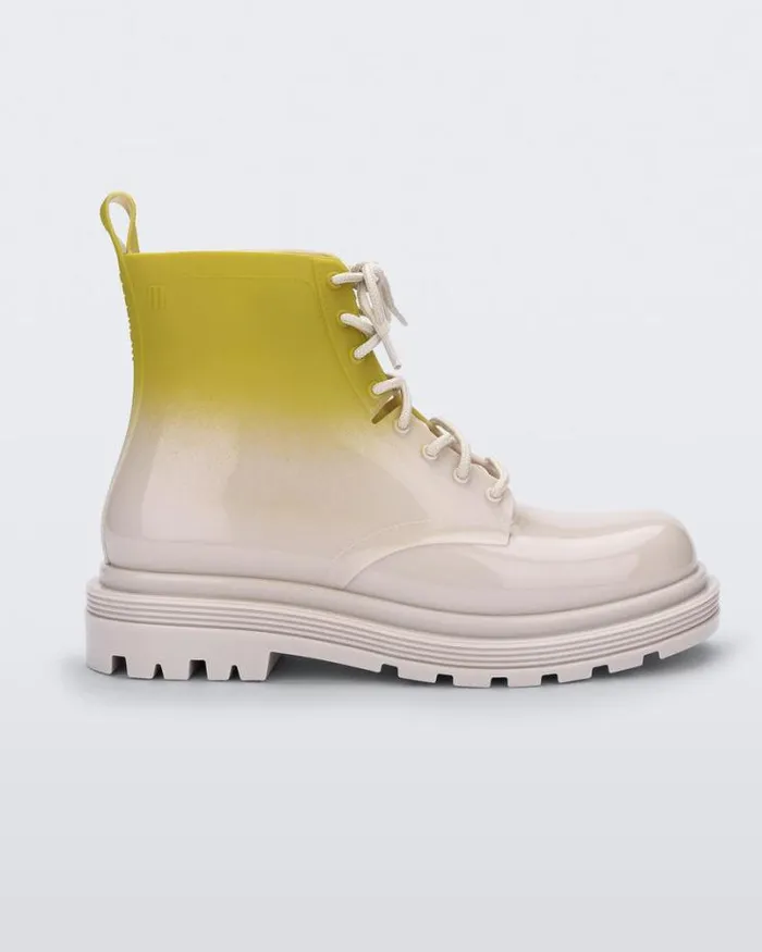 Coturno Beigegreen Women Melissa Boots
