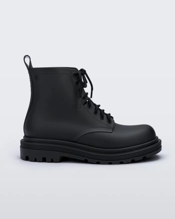 Coturno Matte Black Women Melissa Boots