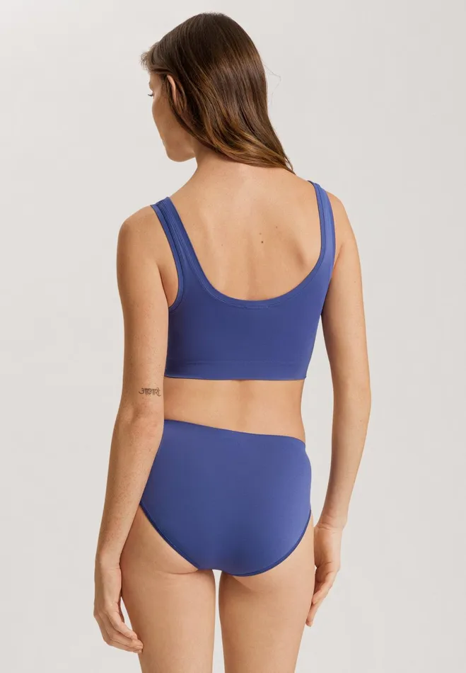 Crop Top Blue Horizon Women HANRO Wireless Bras